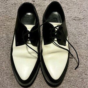 Dr. Martens Black and White Arien Creeper, Men's Size 7/Women's Size 9
